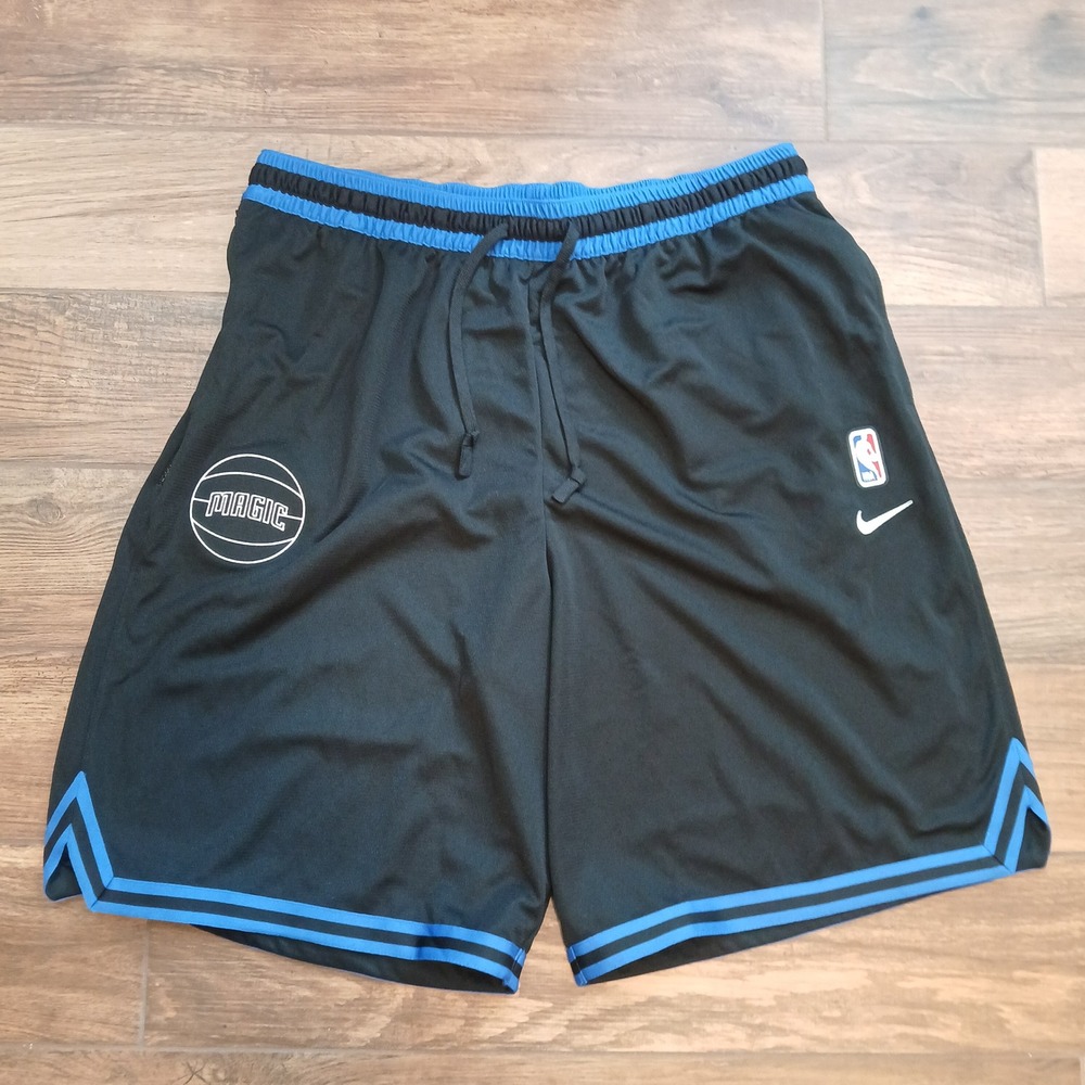 Orlando Magic NBA Shorts Mens XXXL Tall Black Blue Nike Basketball FB6476-010
